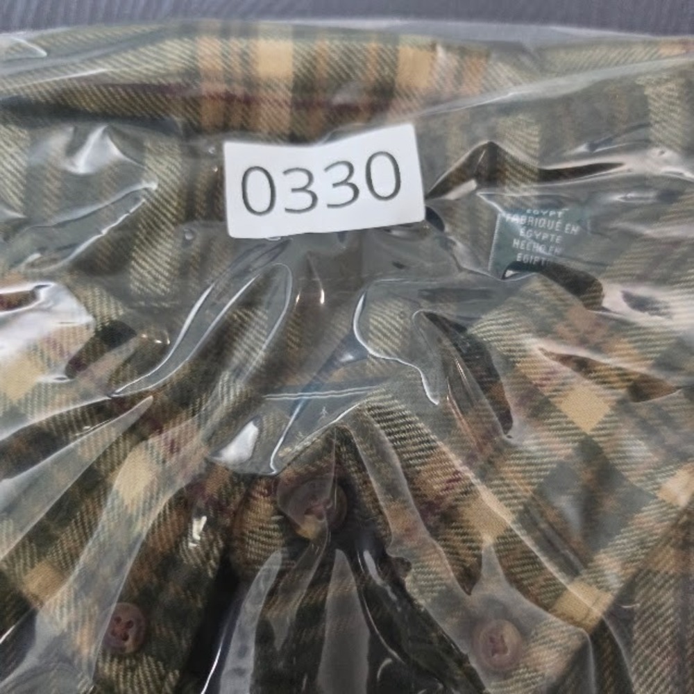 G.H. Bass & Co. Flannel Shirt Mens XXL Green Plaid Excellent Long Sleeve Cotton - Picture 8 of 8
